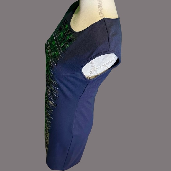 BCBGMaxAzria ‘Seri’ Bodycon Sequin Embellished Mini Dress in “Carbon Combo” Sz S - Picture 7 of 16